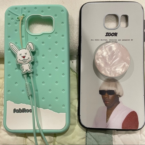 3 Samsung Galaxy S6 phone cases plus pop socket - Picture 3 of 4